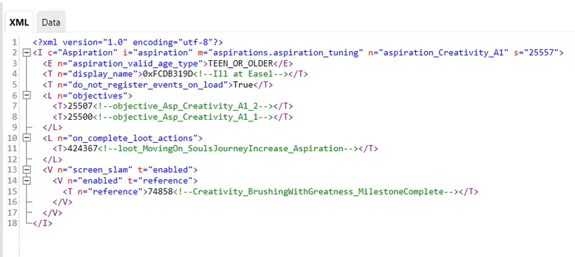 The tuning for an Aspiration Tuning